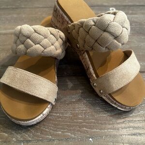 Braided Tan Women's Sandals